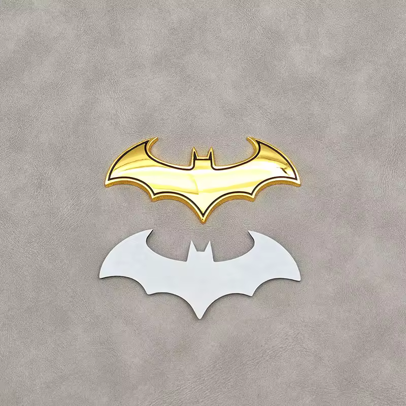 Batman Logo Decal - gold Color