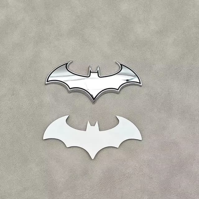 Silver Batman Decal